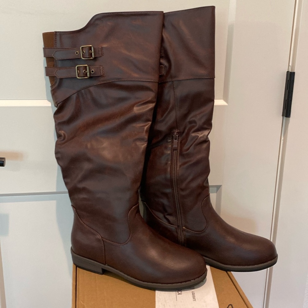 Journee Collection Knee High Boots.